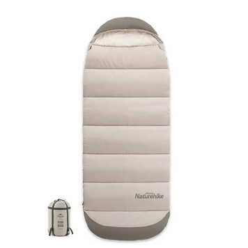 Спальний мішок з капюшоном Naturehike B400 220 х 85 NH21MSD11 зелений 6927595788332 фото