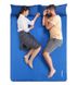 Килимок надувний двомісний з подушкою Naturehike 185х130 NH18Q010-D синій