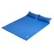 Килимок надувний двомісний з подушкою Naturehike 185х130 NH18Q010-D синій