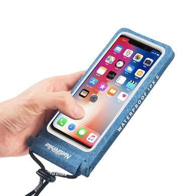 Гермочохол для смартфона Naturehike 3D IPX6 6 inch NH18F005-S blue 6927595729168 фото