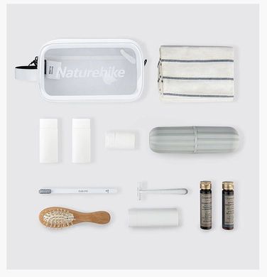 Несессер дорожный Naturehike NH20SN007 Fashion Series Toiletry Bag M white 6927595748176 фото