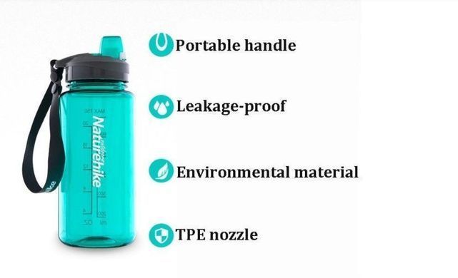 Пляшка спортивна Naturehike Sport bottle 750 мл NH17S010-B сапфірова 6927595722510 фото