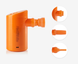 Насос Naturehike Mini Air Pump lithium battery NH17C100-B orange