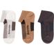 Шкарпетки Naturehike M 36-39 (3 пари) NH21FS013 бежевий/коричневий