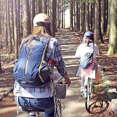 Велорюкзак с чехлом для шлема Naturehike 15 NH15C001-B navy blue 6975641886327 фото
