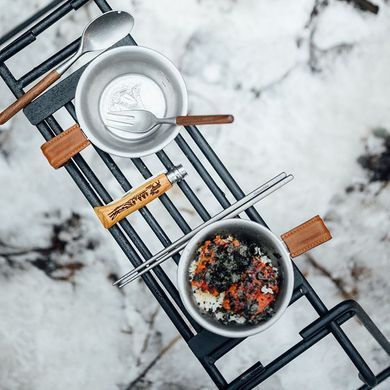 Мыска с ручкой Naturehike steel 300 мл NH21SJ002 серый 6927595785751 фото