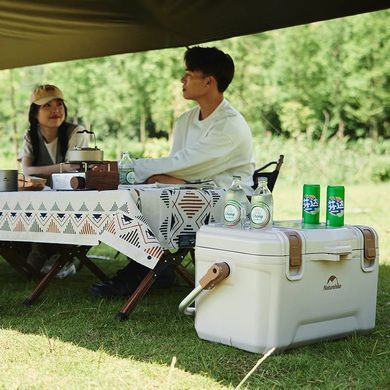 Термобокс для їжі Naturehike 72H 45 л CNH22CJ10001 бежевий 6975641884996 фото