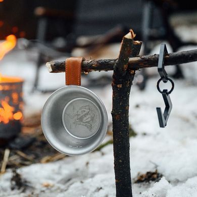 Мыска с ручкой Naturehike steel 300 мл NH21SJ002 серый 6927595785751 фото