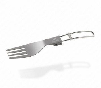 Виделка складна Naturehike Titanium fork NH18C001-J grey 6927595727805 фото