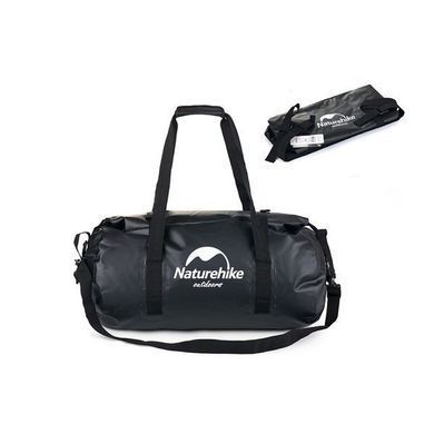 Гермобаул туристичний Naturehike 500D 90 л NH20FSB03 black 6927595744321 фото