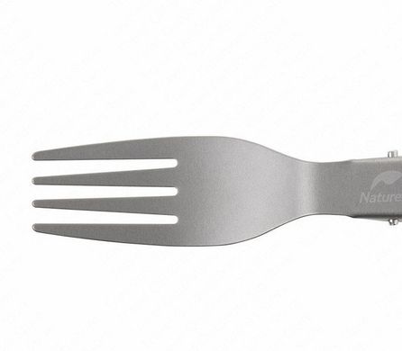 Виделка складна Naturehike Titanium fork NH18C001-J grey