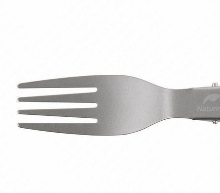 Вилка складная Naturehike Titanium fork NH18C001-J grey 6927595727805 фото