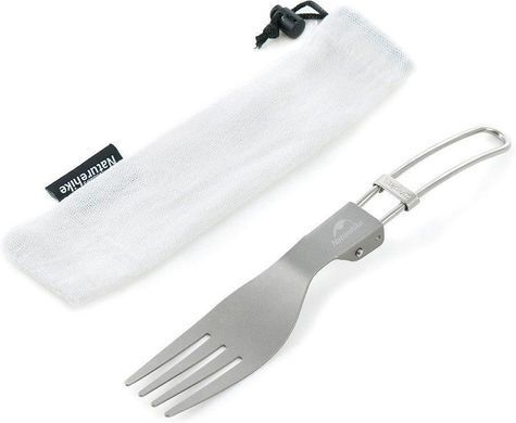 Вилка складная Naturehike Titanium fork NH18C001-J grey 6927595727805 фото