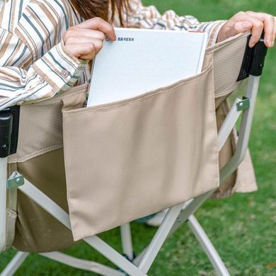 Стілець складаний Naturehike Stellaluna T04 CNK2550JJ022, вуглецева сталь, хакі 6977465866004 фото