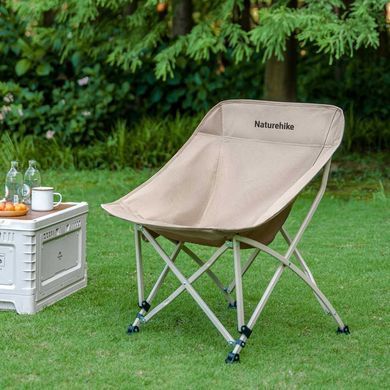 Стілець складаний Naturehike Stellaluna T04 CNK2550JJ022, вуглецева сталь, хакі 6977465866004 фото