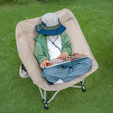 Стілець складаний Naturehike Stellaluna T04 CNK2550JJ022, вуглецева сталь, хакі 6977465866004 фото