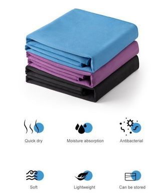 Рушник Naturehike Fitness 160х80 NH20FS009 blue 6927595750100 фото