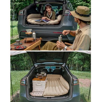 Матрац надувний для авто Naturehike Air Bed Universal Auto 1820х1300х130 мм CNH22DZ003 бежевий