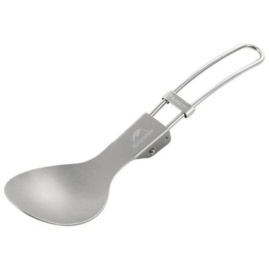 Ложка складна Naturehike Titanium spoon NH18C001-J grey