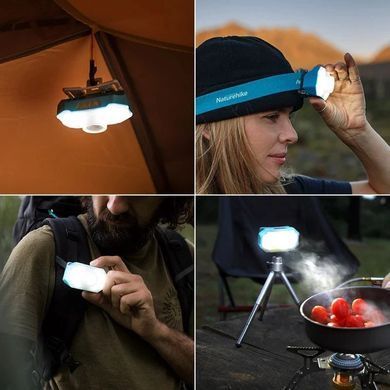 Фонарь налобный Naturehike 2700mAh NH18T001-A голубой 6927595735138 фото