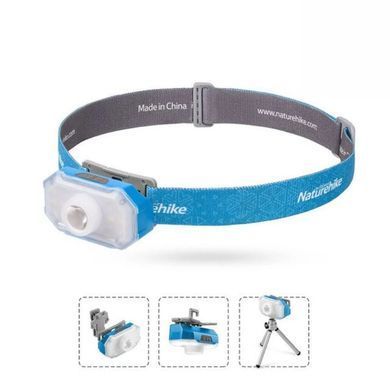 Фонарь налобный Naturehike 2700mAh NH18T001-A голубой 6927595735138 фото