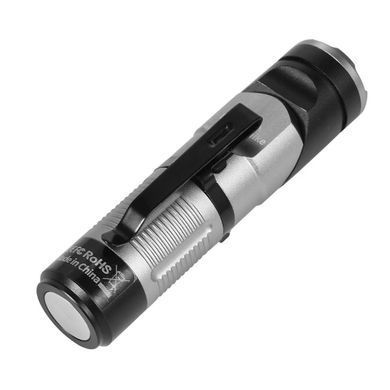 Фонарь с клипсой Naturehike CNK2450ZM013 черно-серый 6976507668521 фото