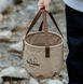 Ведро складное Naturehike Round bucket PVC 20 л NH20SJ040 light coffee 6927595764633 &ndash; фото 2