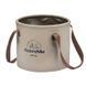 Ведро складное Naturehike Round bucket PVC 20 л NH20SJ040 light coffee 6927595764633 &ndash; фото 1