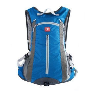 Велорюкзак з чохлом для шолома Naturehike 15 NH15C001-B blue 6927595708040 фото