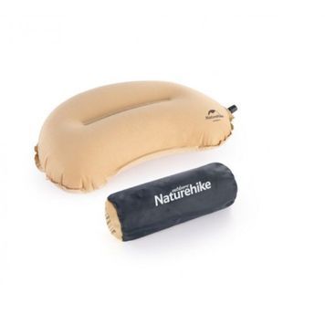 Подушка самонадувна Sponge Pillow New Naturehike NH20ZT006 khaki 6927595773871 фото