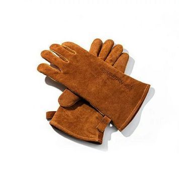 Рукавички вогнестійкі Leather Naturehike M NH20FS042 коричневий 6927595786932 фото