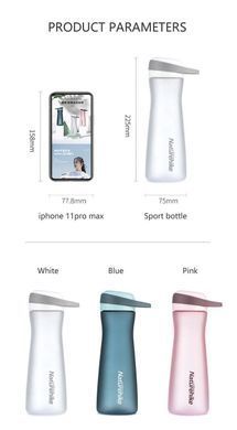 Пляшка Naturehike Sport bottle 600 мл NH20SJ028 blue 6927595748053 фото