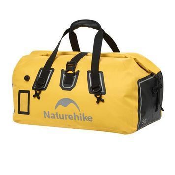 Сумка дорожня водонепроникна Naturehike 90 л CNK2450XB015 yellow 6975641883722 фото