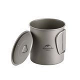 Кружка титановая Naturehike 450 мл NH20CJ005 grey 6927595745786 фото