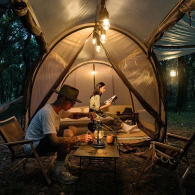 Фонарь кемпинговый Naturehike Bubble lamp 3A battery NH21ZM002 wood grain 6927595783771 фото
