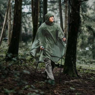Плащ-дождевик Naturehike CNK2550FS010, размер L, оливковый 6977465867773 фото Плащ-дождевик Naturehike CNK2550FS010, размер L, оливковый 6977465867773 фото