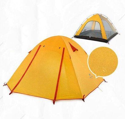 Палатка Naturehike P-Series IV (4-местная) 210T 65D polyester NH18Z044-P оранжевый
