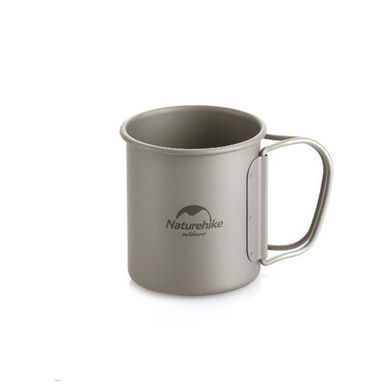 Кружка титановая Naturehike 200 мл NH20CJ005 grey 6927595745762 фото