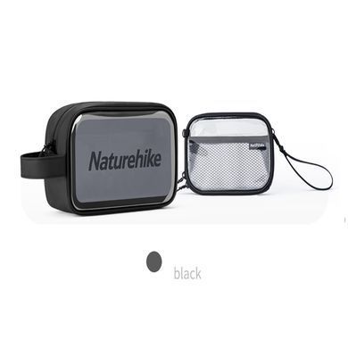 Несессер дорожній Naturehike NH20SN007 Fashion Series Toiletry Bag S black 6927595747056 фото