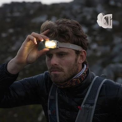 Фонарь налобный туристический Naturehike NH18T005-F беж 6927595749821 фото