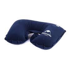 Надувна подушка Naturehike Inflatable Travel Neck Pillow NH15A003-L Dark Blue