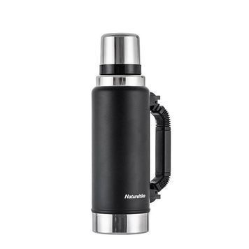 Термос туристичний Naturehike 304 steel 1250 мл NH19SJ011 black 6927595740262 фото
