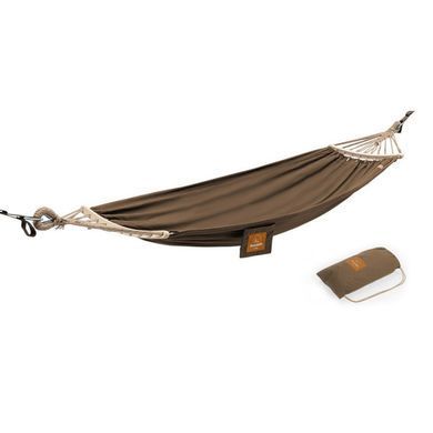 Гамак одномісний без перекидання Naturehike CNK2450WS018 бавовна brown 6975641883142 фото