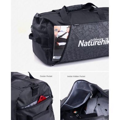 Спортивна сумка Naturehike M NH19SN002 black 6927595738825 фото