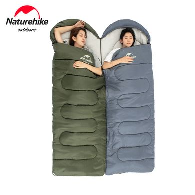 Спальний мішок Naturehike Y150L лівий NH21MSD08 темно-зелений
