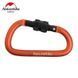 Карабин с муфтой Naturehike D-type 60 мм NH15A005-H orange 6927595717424 &ndash; фото 2