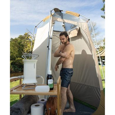 Палатка санитарная Shower Tent 210T polyester NH21ZP005 коричневая