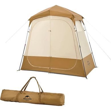 Намет санітарний Shower Tent 210T polyester NH22ZP006 коричневий