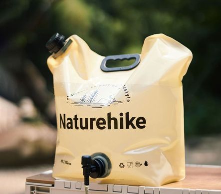 Каністра для води Naturehike 10 л CNK2450CF027 yellow 6927595798355 фото