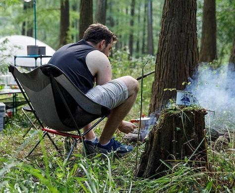 Крісло складне Naturehike YL05 New Moon Chair NH18Y050-Z black 6927595730676 фото